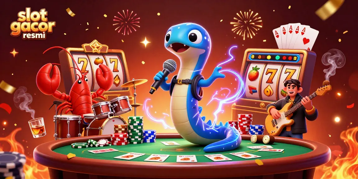 Join the excitement at "slot gacor resmi" with electric eel DJ and gaming thrills in the underwater casino!