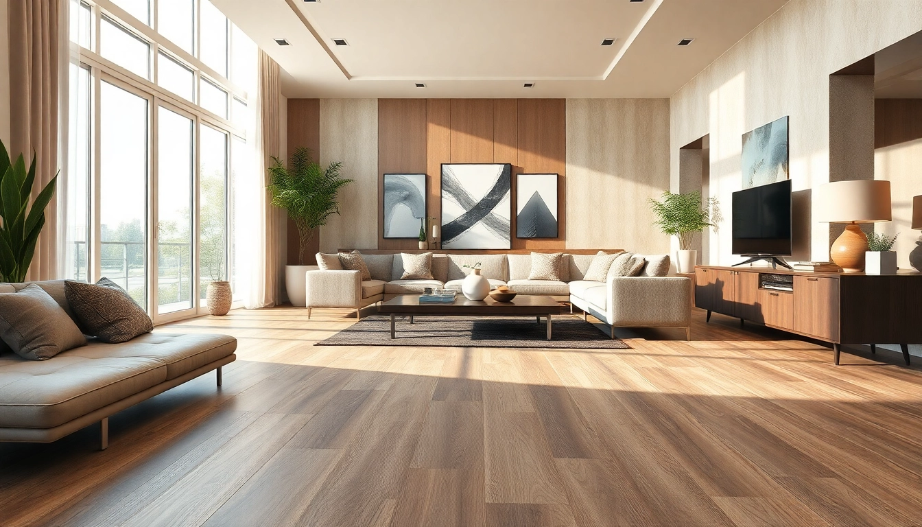 Find stylish flooring near me; a luxury vinyl floor enhances an elegant interior.