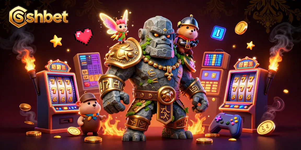 Experience thrilling gaming adventures with sshbet's captivating 3D casino scene full of dynamic elements and characters.