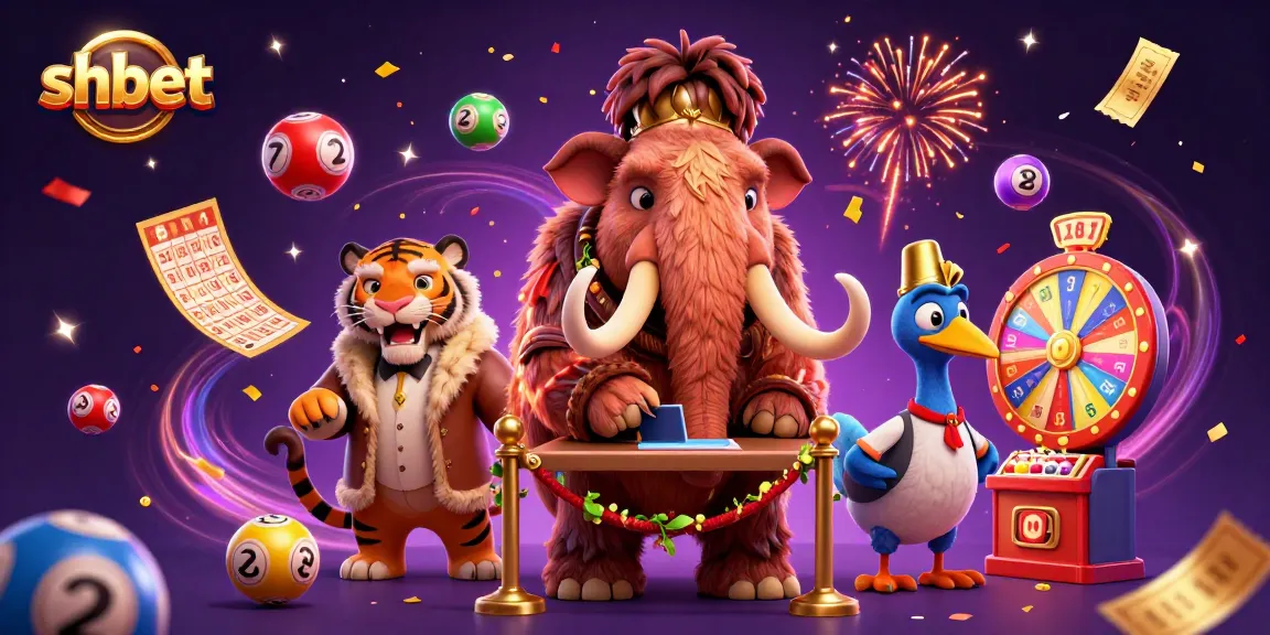 Experience shbet with a vibrant 3D casino scene featuring quirky characters and lively game elements.