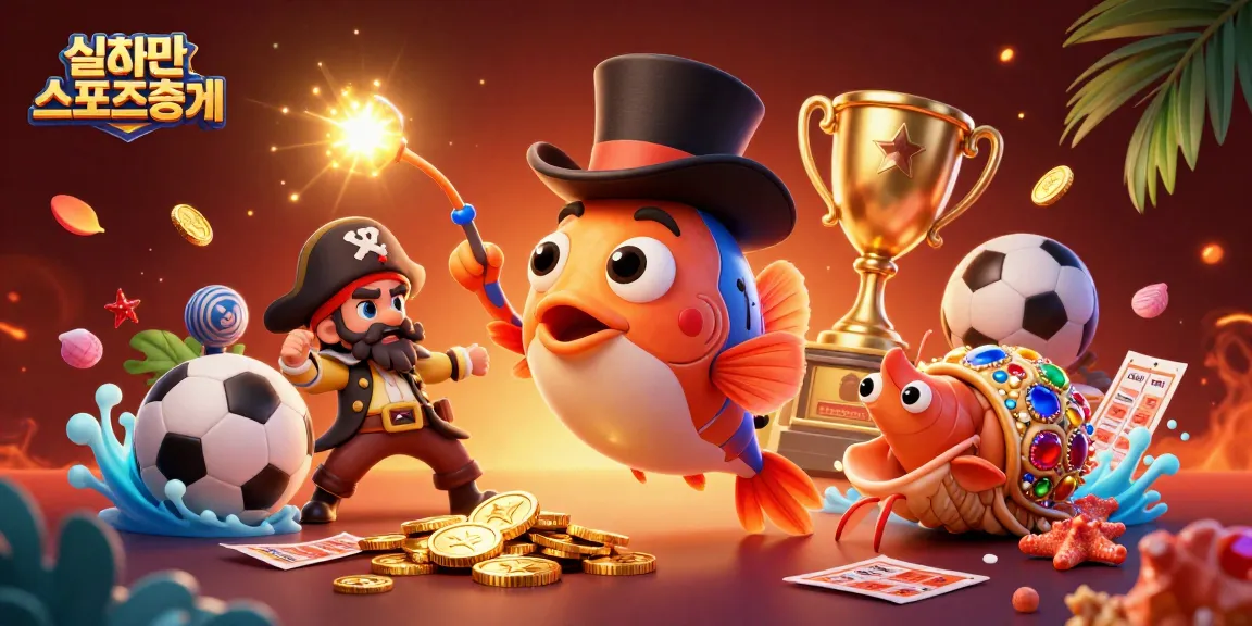 Experience 실시간스포츠중계 with thrilling sports action in this vibrant 3D illustration.