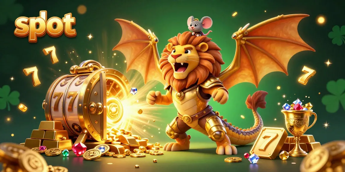 Slot mengundang keberuntungan dengan permainan slot penuh warna dan emas yang menggoda.