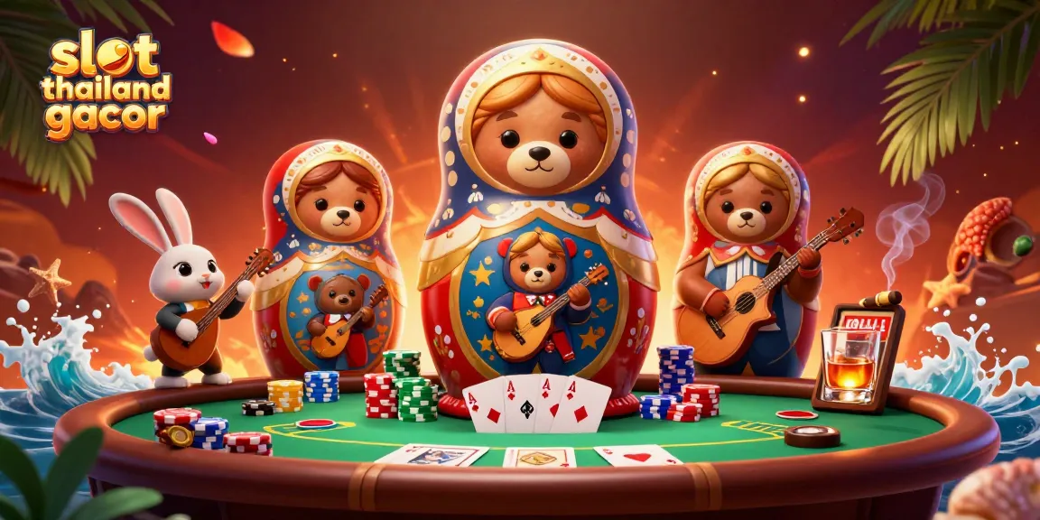 Experience slot thailand gacor with engaging gameplay, colorful casino characters, and vibrant illustrations.