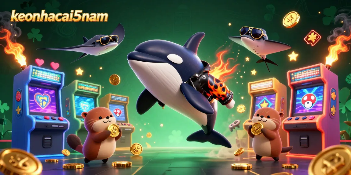 Engage with keonhacai5nam by exploring the exhilarating underwater world of gambling with animated characters.