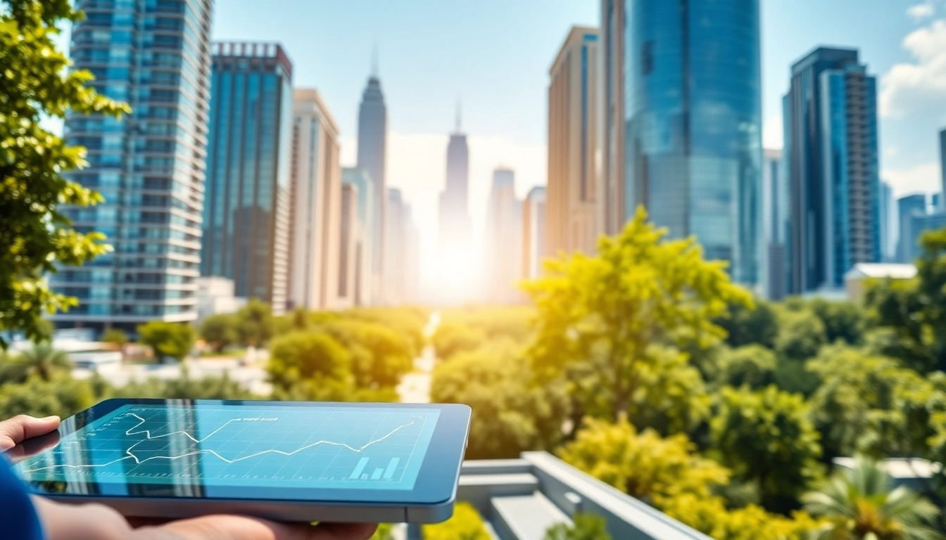 EORMC AI blockchain development design showcased with a digital tablet and futuristic elements.