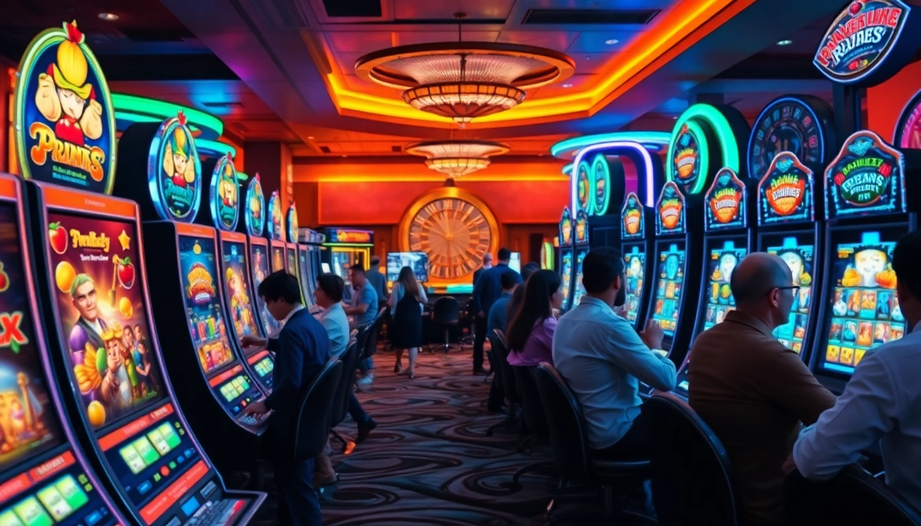 Experience thrilling wins at slot depo 5rb with exciting mechanical slot machines and vibrant casino atmosphere.
