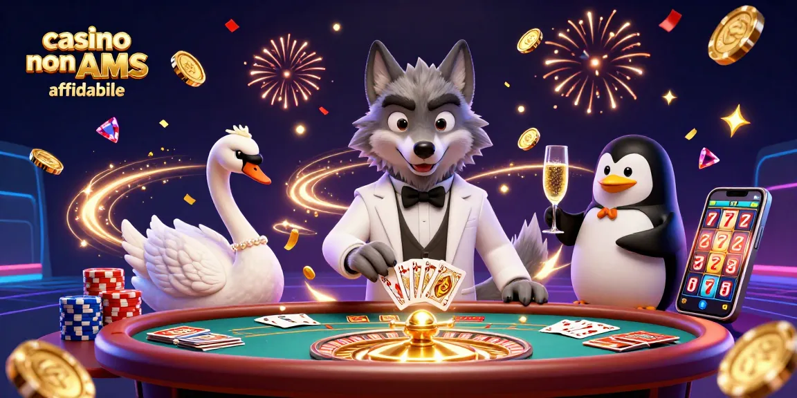 Scopri il casino non AAMS affidabile con personaggi affascinanti che si divertono a giocare e a vincere premi.