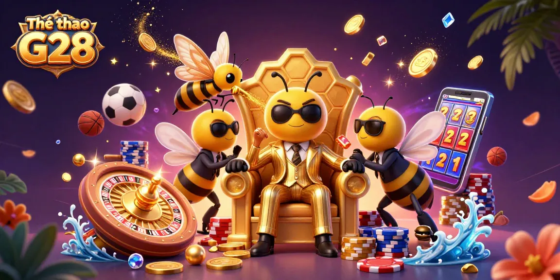 Experience thrilling sports betting action with Thể thao G28 featuring dynamic 3D elements.