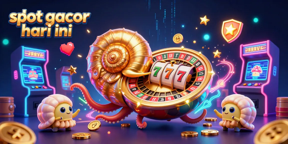 Menangkan jackpot dengan slot gacor hari ini melalui ilustrasi kasino berwarna penuh dan elemen menarik.