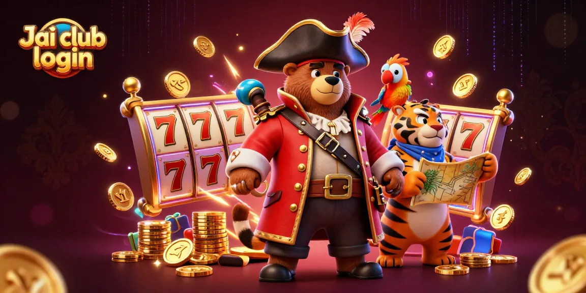 Engage in exciting gameplay with Jai club login, featuring vibrant characters and slot game elements.