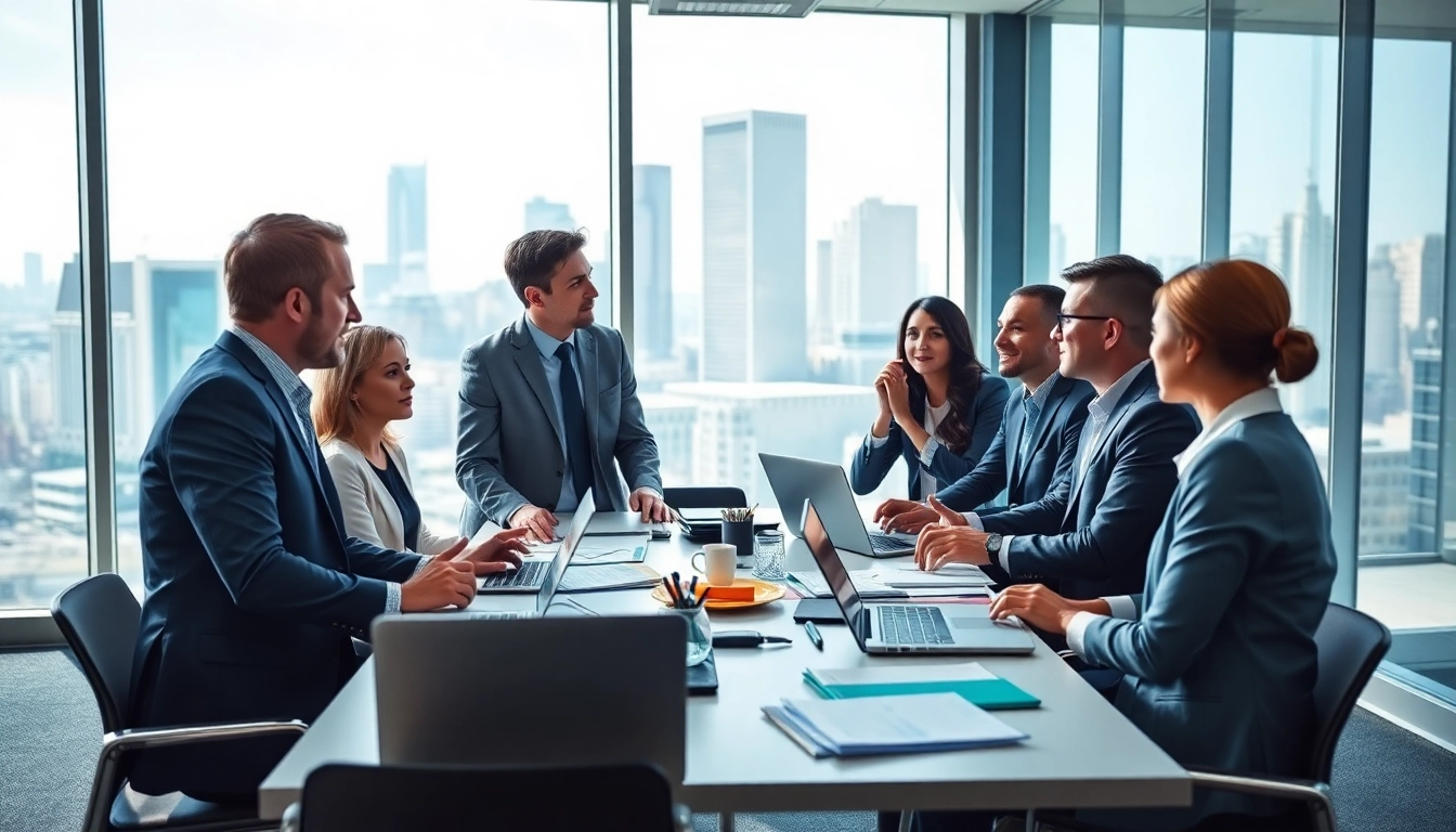 Enhancing Acquisition Planning/Strategy Capture Management through collaborative discussions in a modern office.
