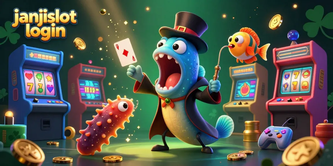 Engage with exciting gaming fun at janjislot login with magical characters and casino elements.