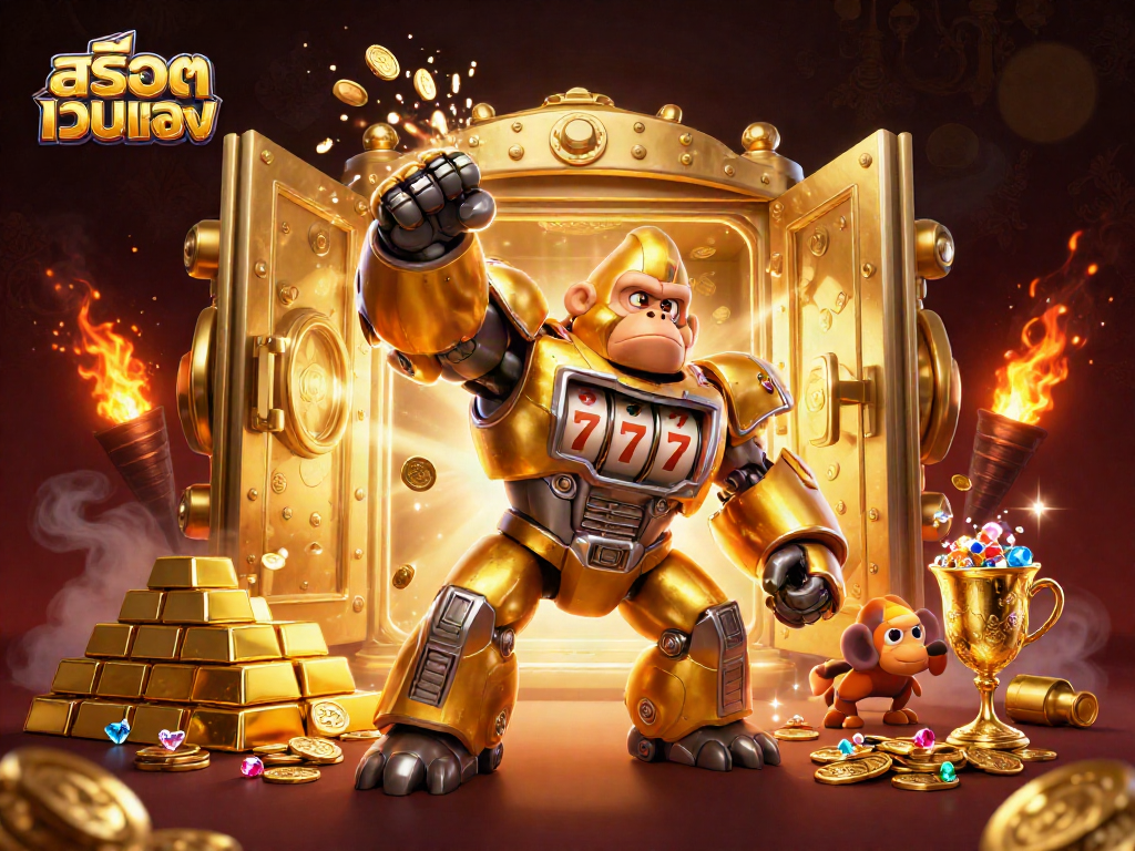 Engage with สล็อตเว็บตรง and experience thrilling wins with our golden mech and treasures.