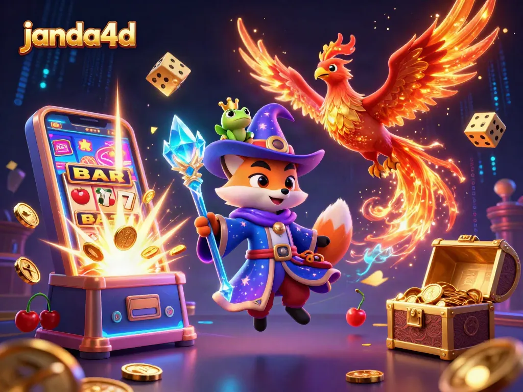 Menangkan jackpot di janda4d dengan grafis yang menakjubkan dan simbol slot yang berkilauan.