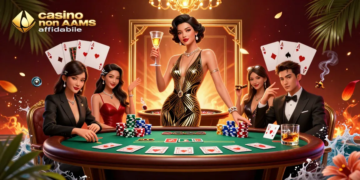 Scopri l'emozione al casino non AAMS affidabile con personaggi eleganti e elementi di gioco entusiasmanti.