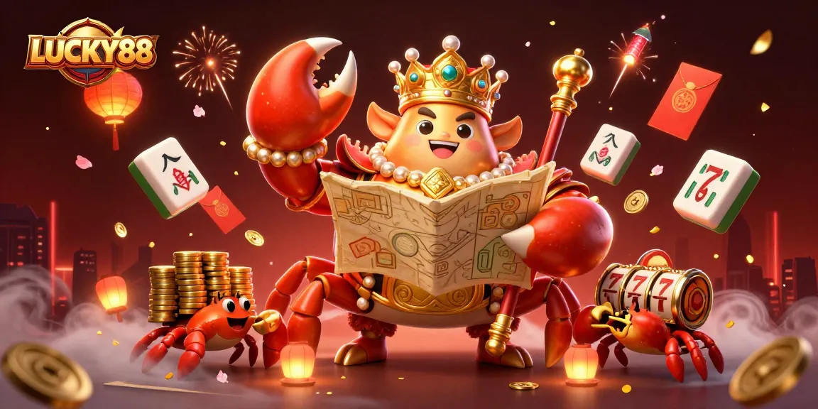 Experience LUCKY88's immersive slot game with vibrant 3D illustrations and engaging gameplay elements.