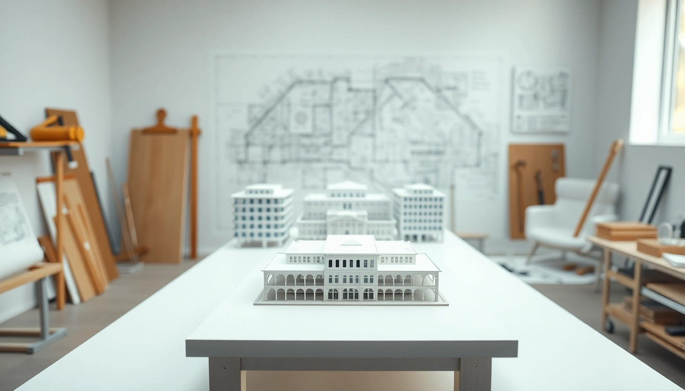 Modellbauarbeiten in Gelsenkirchen, eine beeindruckende Architektur in einer professionellen Präsentation.