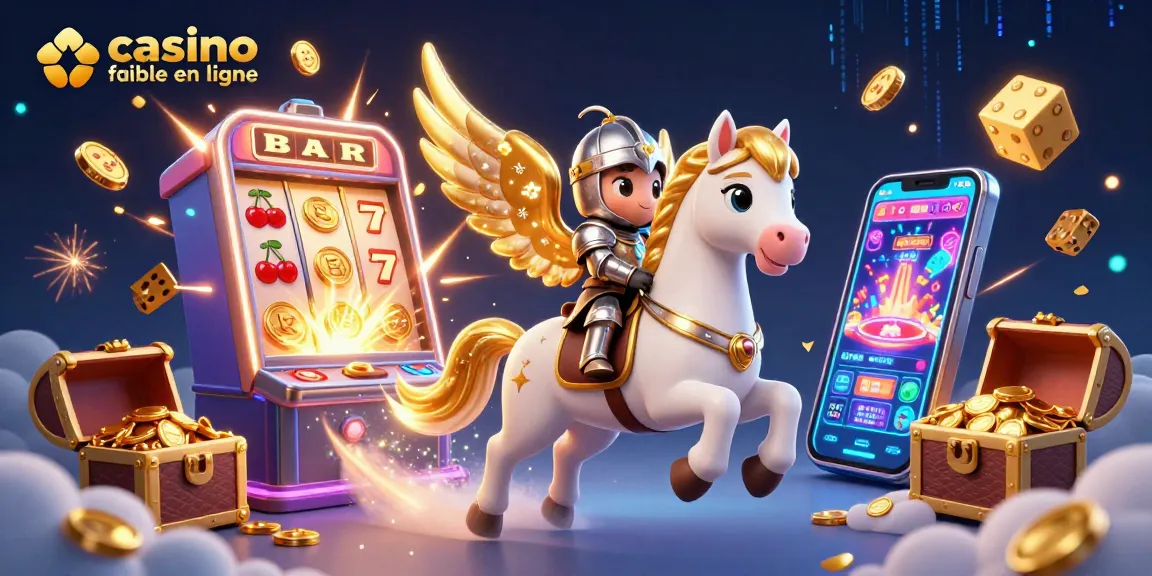 Gagnez des jackpots au casino fiable en ligne avec cette illustration dynamique remplie de joie et de paris.