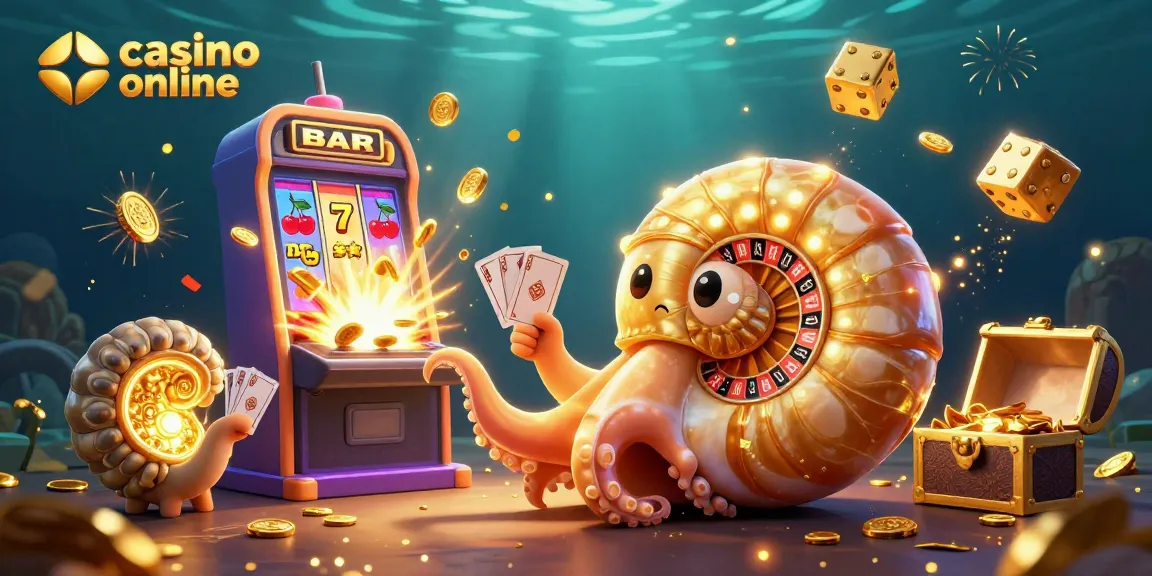 Joacă acum pe platforma casino online cu o ilustrație 3D captivantă a unui nautilus care reprezintă un ruletă.