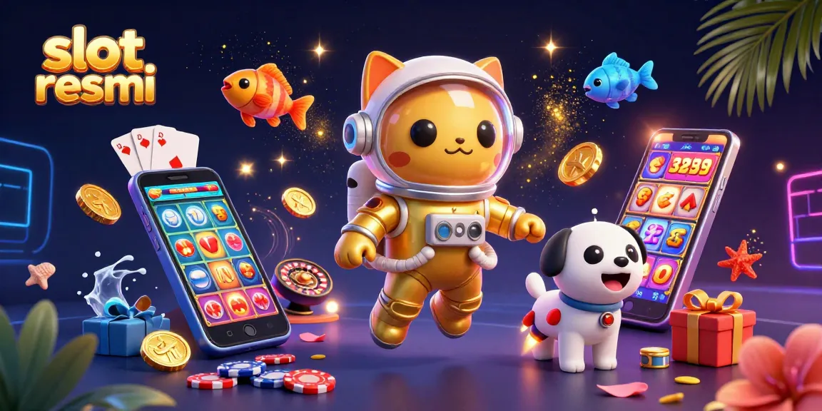 Rasakan permainan mendebarkan di slot resmi dengan karakter yang cerah dan elemen kasino yang menggembirakan.