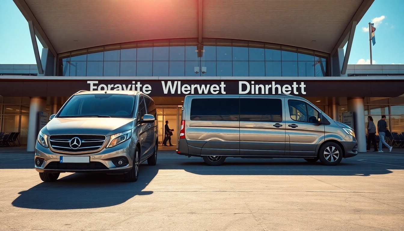 Experience a seamless Beauvais Airport to Disney Transfer in a comfortable vehicle awaiting travelers.