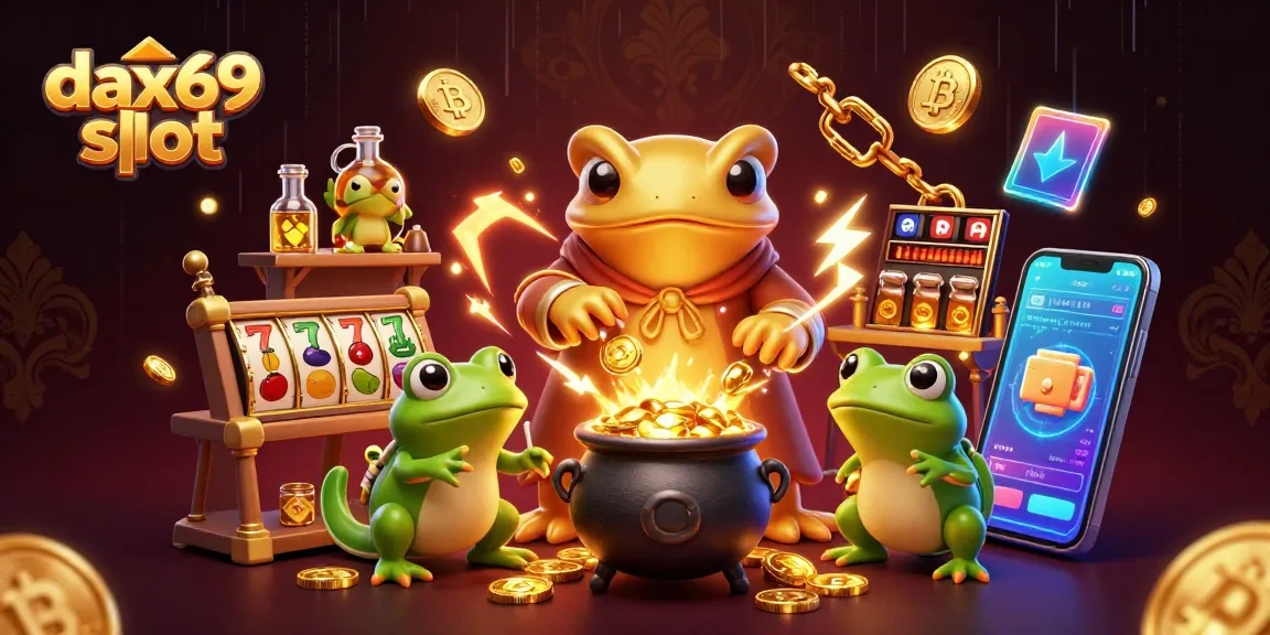 Menangkan jackpot di dax69 slot dengan simbol keberuntungan dan karakter kartun yang menarik.