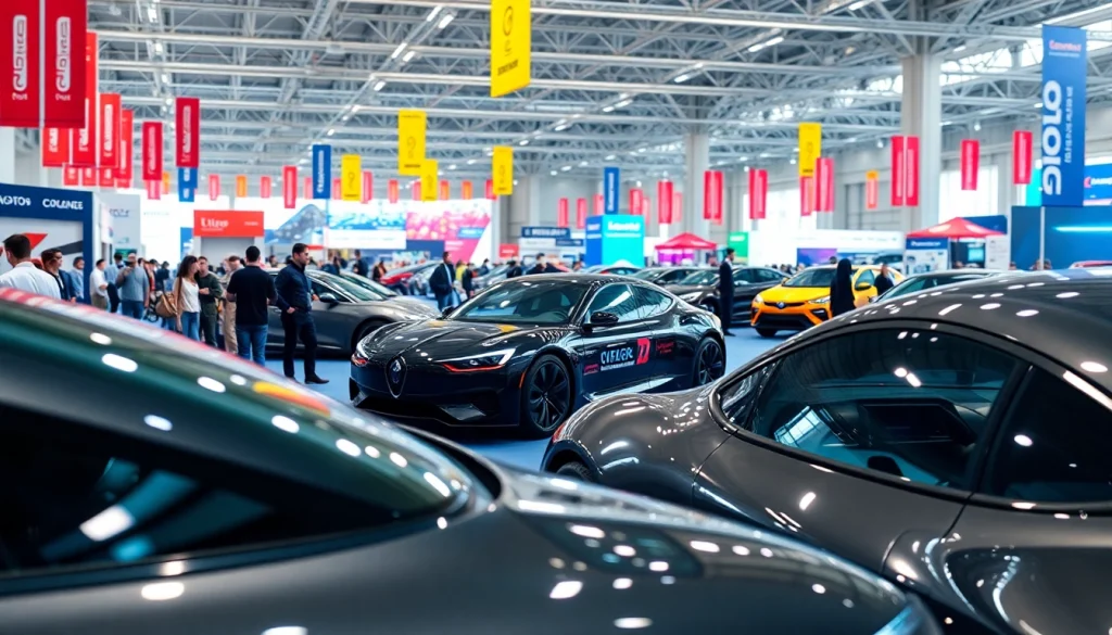 Visit the dynamic Auto Cars Show featuring innovative vehicles and enthusiastic attendees.