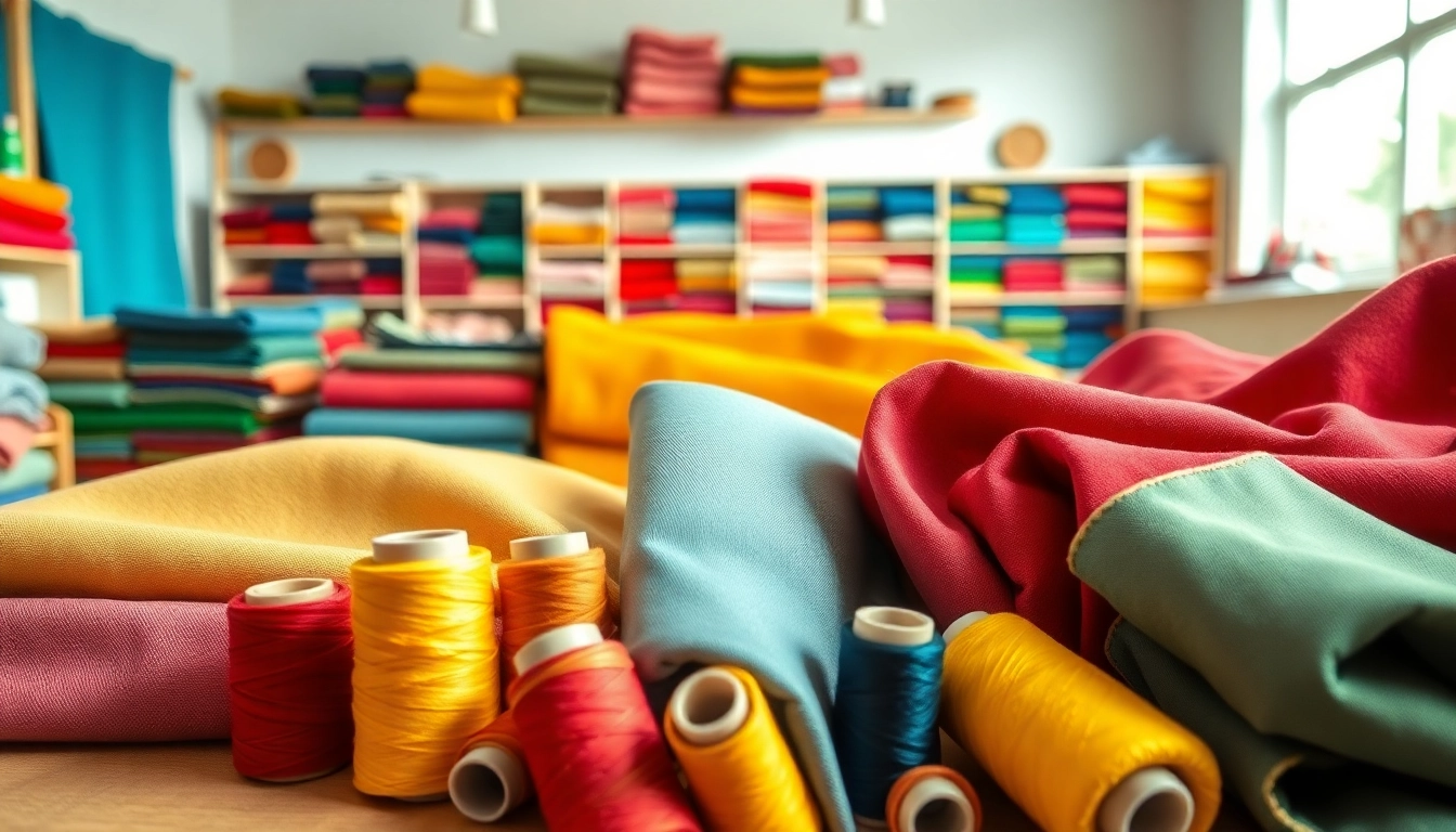 Verken kleurrijke canvas stoffen in een creatieve naaiomgeving met prachtige texturen.