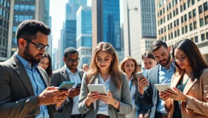 Discovering opportunities in Chicago jobs through vibrant urban job seekers in action.