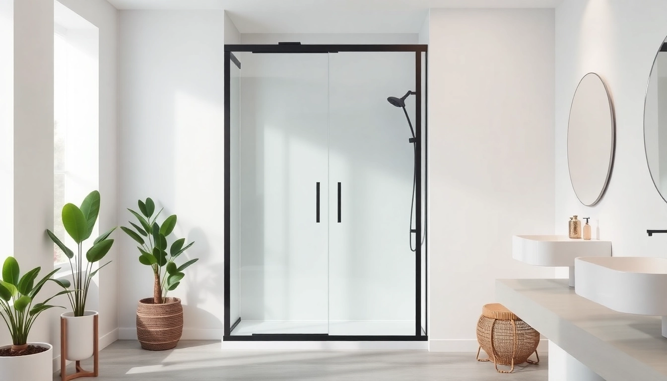 Admire paroi de douche 150x200 élégante et moderne en verre transparent offrant un espace de douche raffiné.