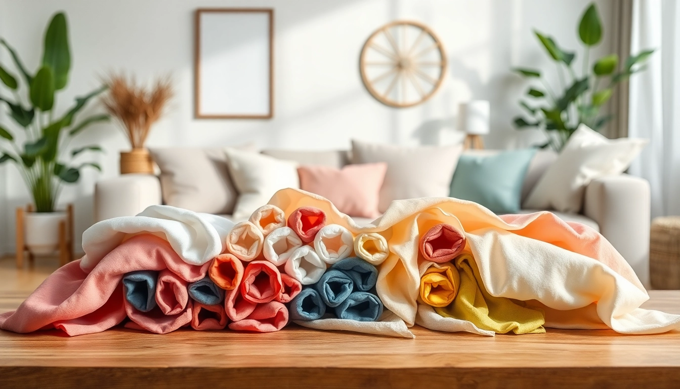 Katoen rollen elegant uitgestald in een uitnodigende woonkamer, tonen de veelzijdigheid van katoen.