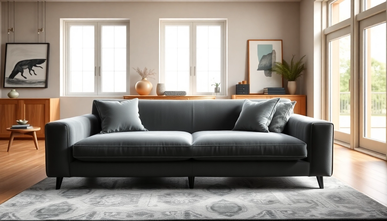 Cozy sofa bed UK creating comfort in a stylish living room with warm decor.