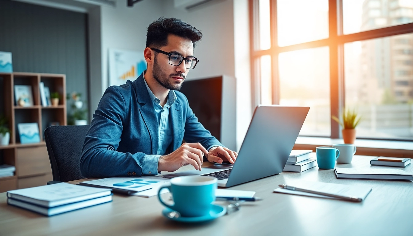 Enhance your business with our seo service in malaysia featuring an expert analyzing data.