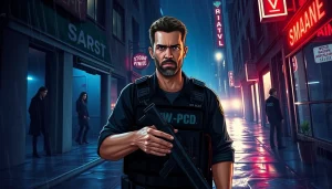 A Deadly Chance thriller featuring Chance Freeman confronting danger in a rain-soaked city