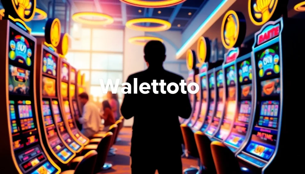 Walettoto tampil di poster promosi dengan suasana bermain yang dinamis dan menggembirakan.