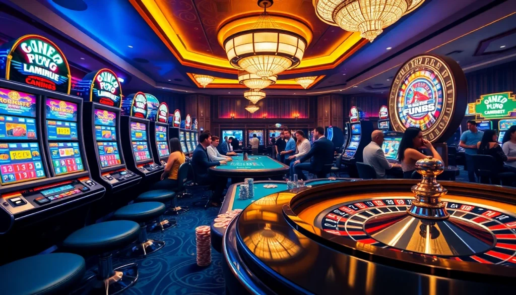 Engage with the Fun88 link at vibrant casino tables featuring exciting games and professional dealers.