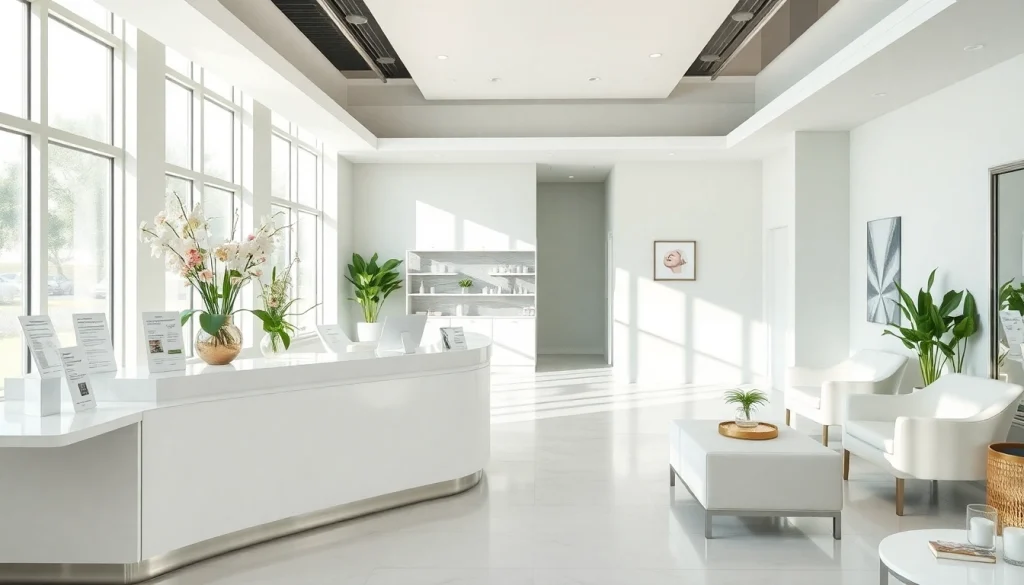 Engaging medspa marketing ideas showcased through an inviting reception area designed for client relaxation.