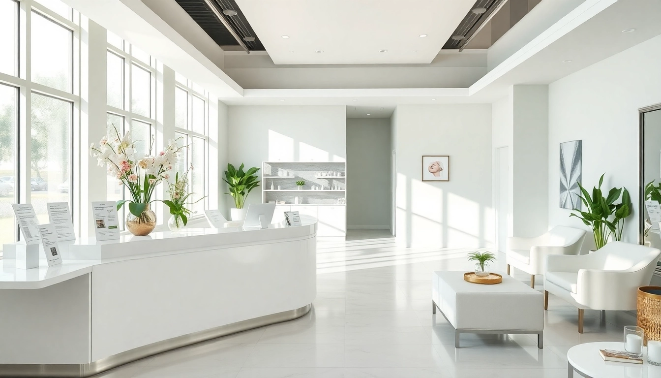 Engaging medspa marketing ideas showcased through an inviting reception area designed for client relaxation.