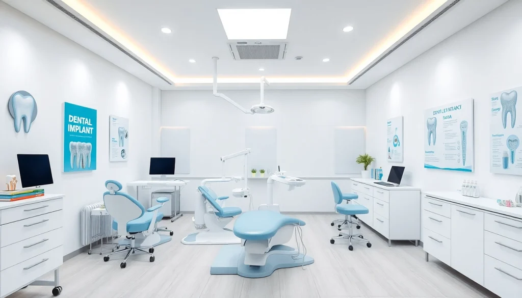 dental implant services in putrajaya showcased in a modern, welcoming dental clinic interior
