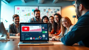 Utilize the youtube smm panel for an effective digital marketing strategy, featuring team collaboration.