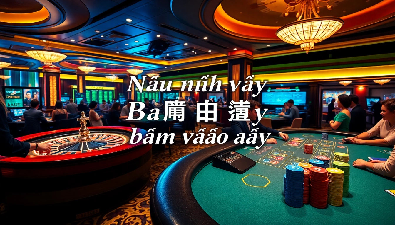 Immersing yourself in the thrill of casino gambling with "Nếu như vậy bám vào đây" while enjoying roulette and poker.