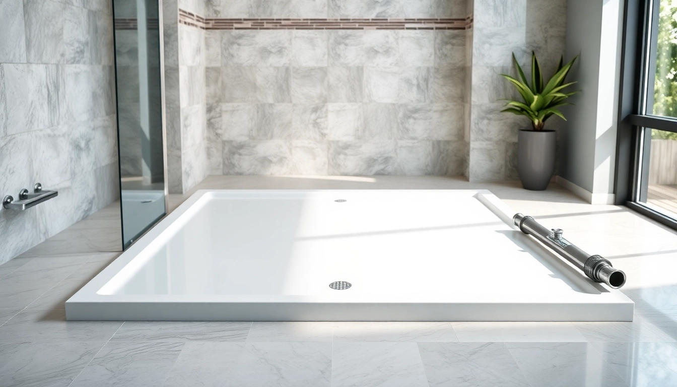 Transform your bathroom with a modern shower base that enhances elegance and function.