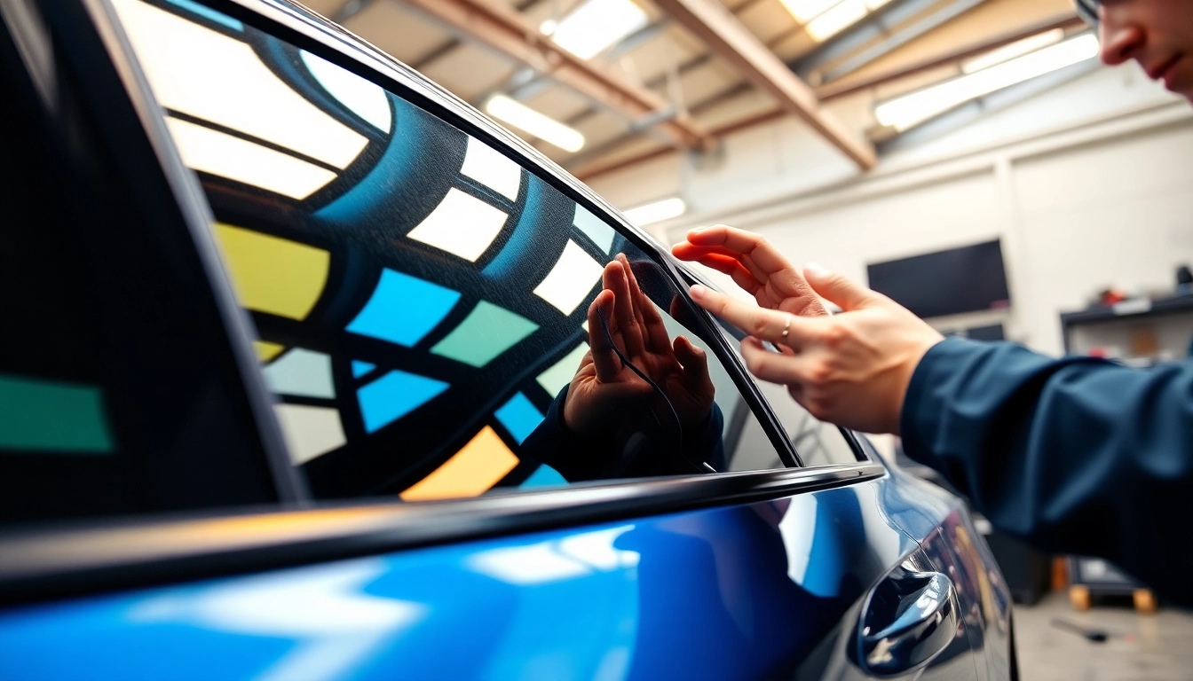 Enhance your vehicle's appeal with expert auto window tint near me, highlighting quality installation.