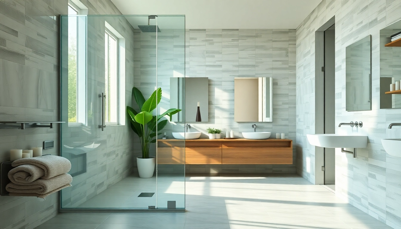 Showcase of stylish sunney shower doors in a modern bathroom, highlighting quality and elegance.