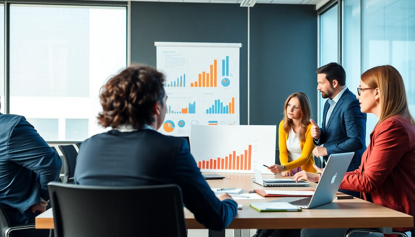 Discuss innovative growth strategy trends during a professional business meeting.