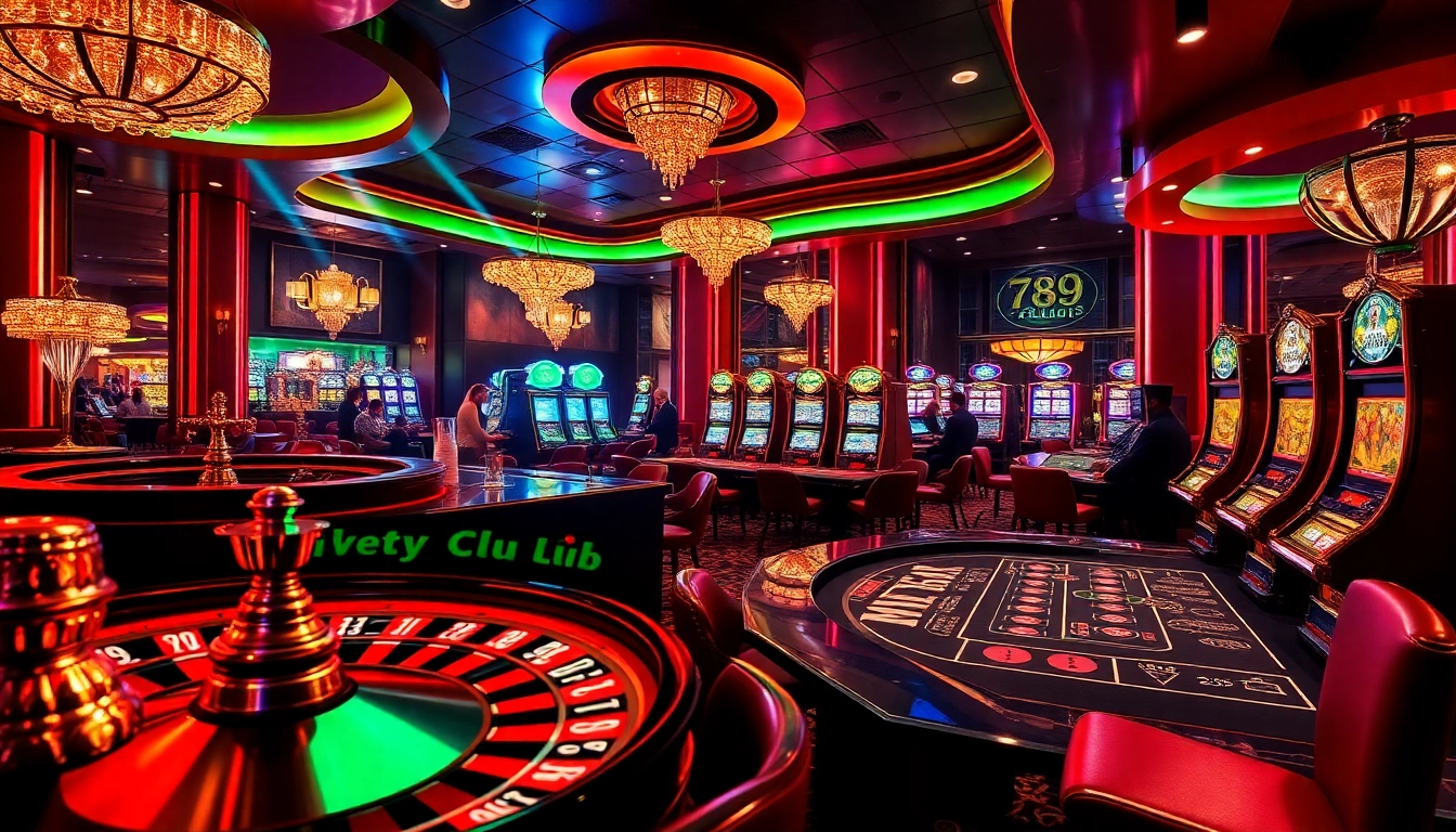 Players enjoying games and betting excitement at 789 club casino atmosphere.