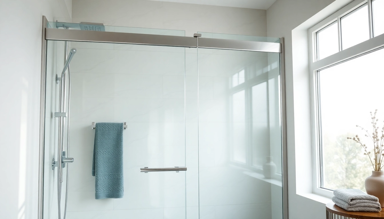 Transform your space with elegant shower screen door showcasing modern design and transparency.