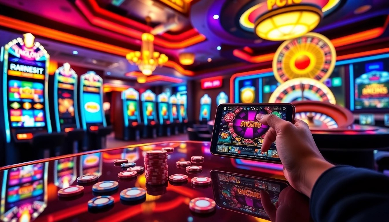 Experience the thrill of pg slot demo games in a vibrant casino atmosphere.